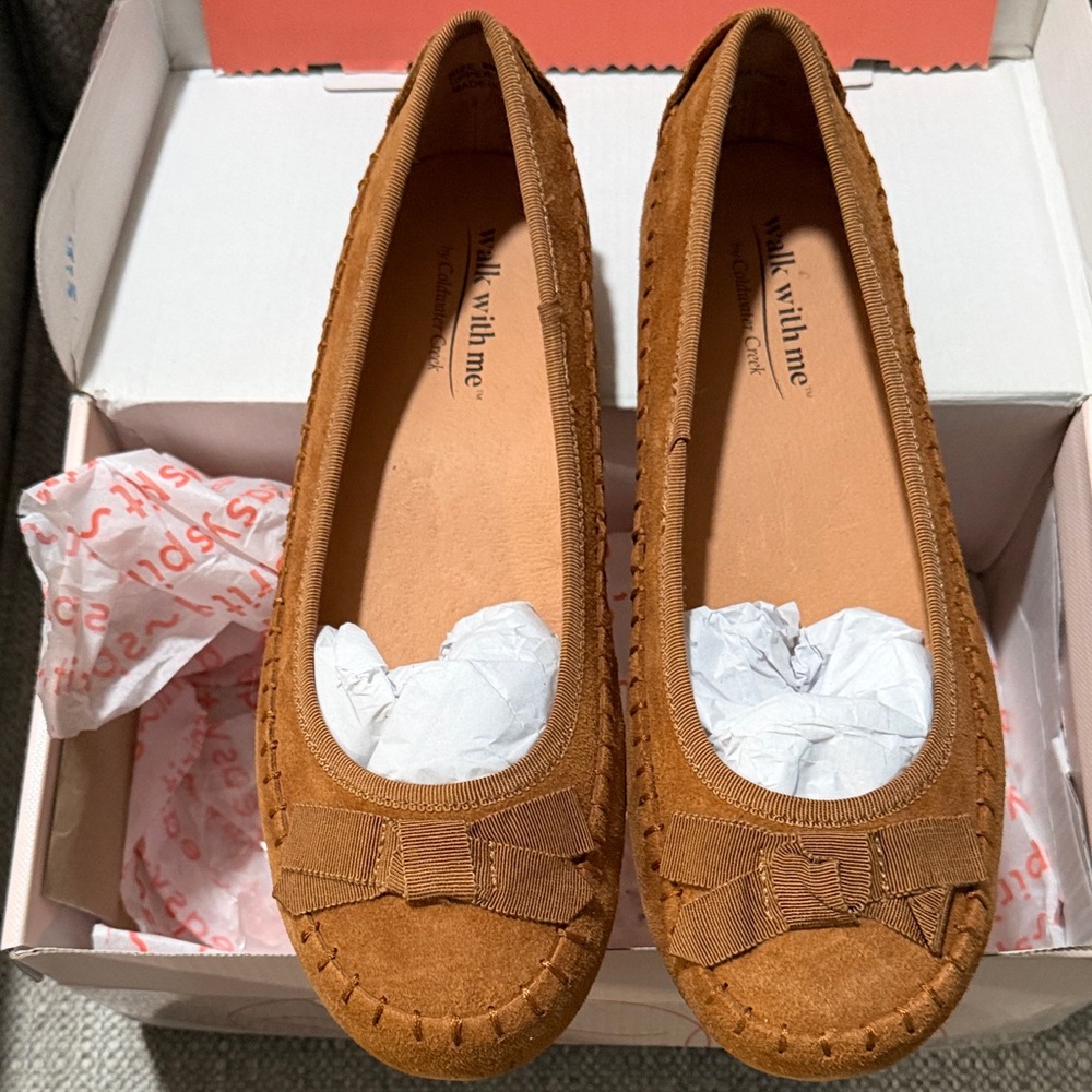 Walk with me by Coldwater Creek - Women's Brown Flats~ Moccasins